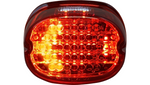 Custom Dynamics Integrated Low Profile LED Taillight with Auxiliary Turn Signals