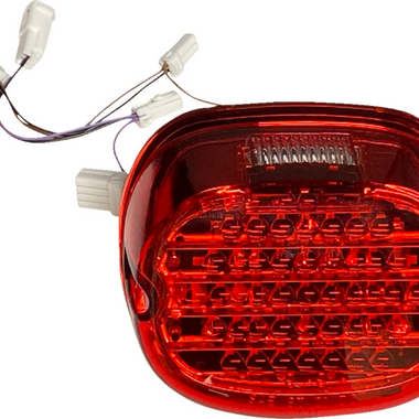 Custom Dynamics Integrated Low Profile LED Taillight with Auxiliary Turn Signals