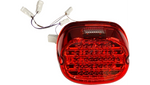 Custom Dynamics Integrated Low Profile LED Taillight with Auxiliary Turn Signals