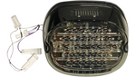 Custom Dynamics Integrated Low Profile LED Taillight with Auxiliary Turn Signals