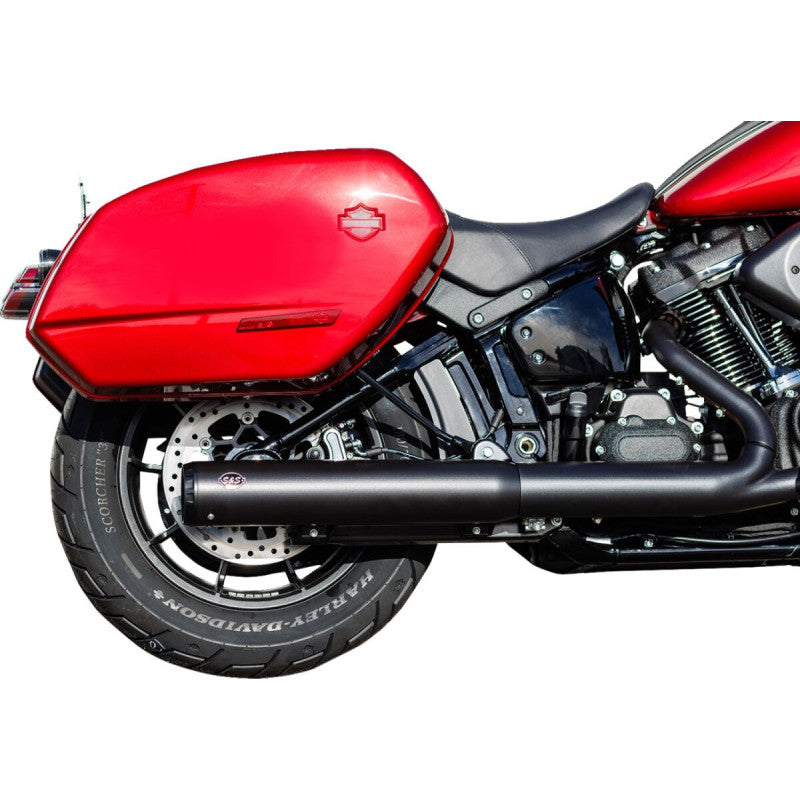 S&S Grand National Slip-On Muffler – 4" – Black