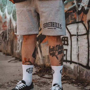 Short Sweatpants Grey Gang