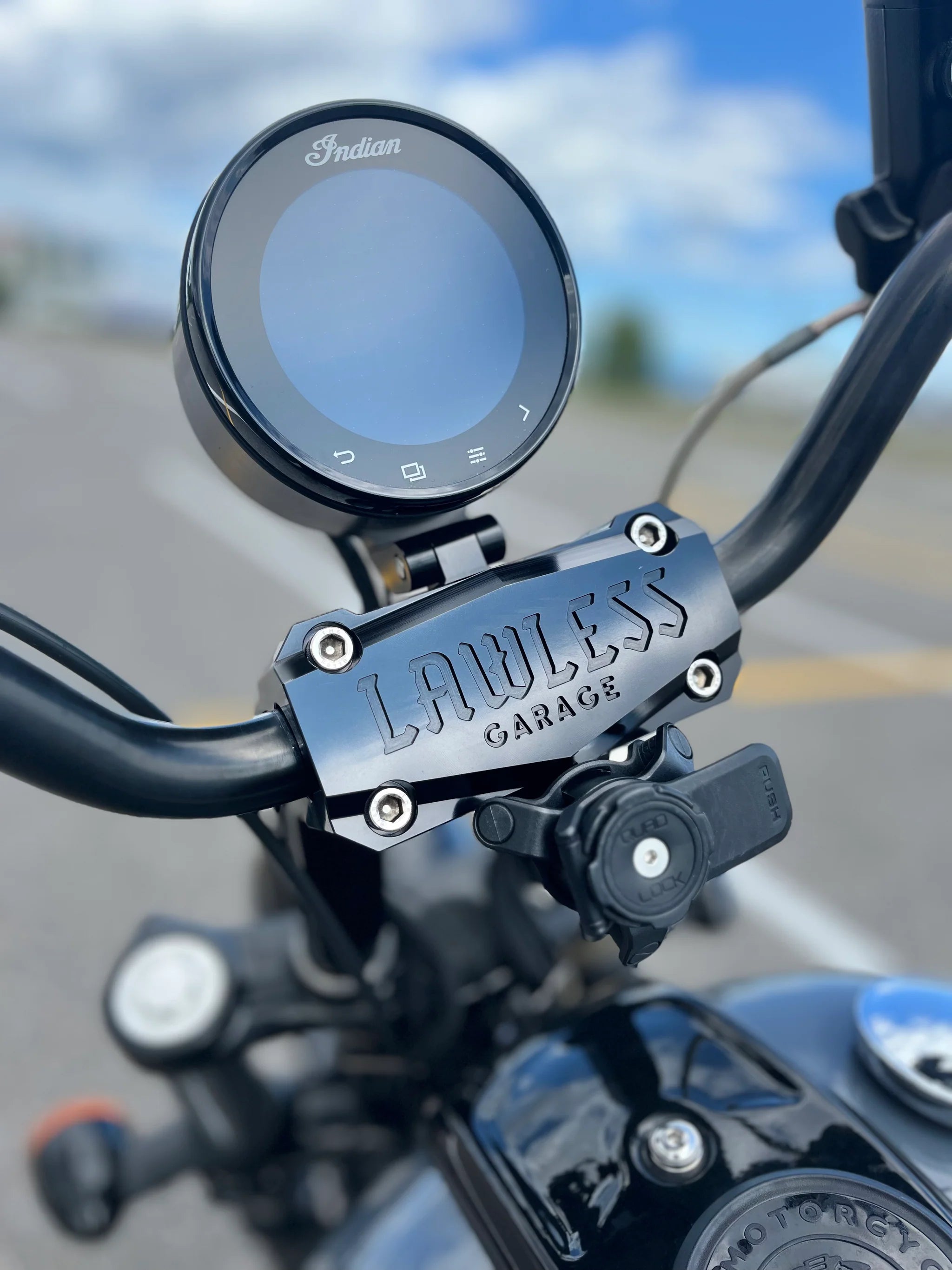 OG Indian Chief Billet Gauge Pod