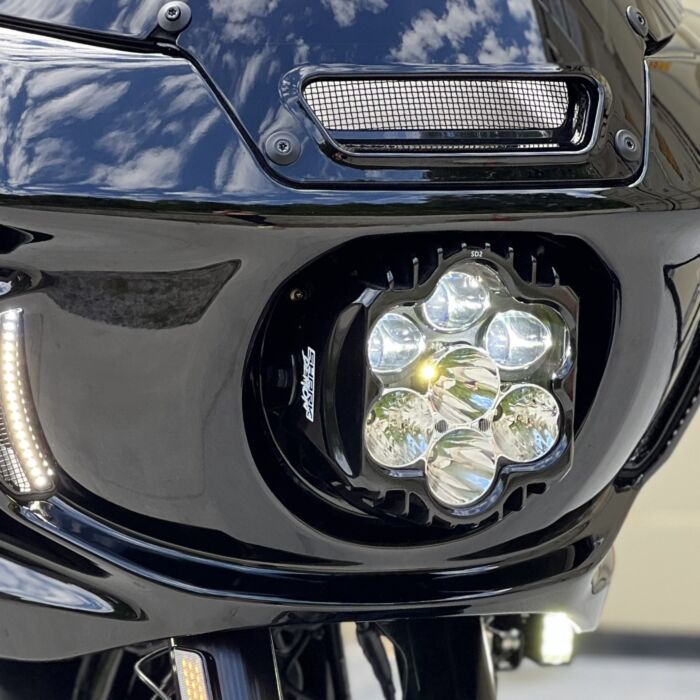 Custom Dynamics Shark Demon™ 2 Performance LED Headlight for Low Rider ST