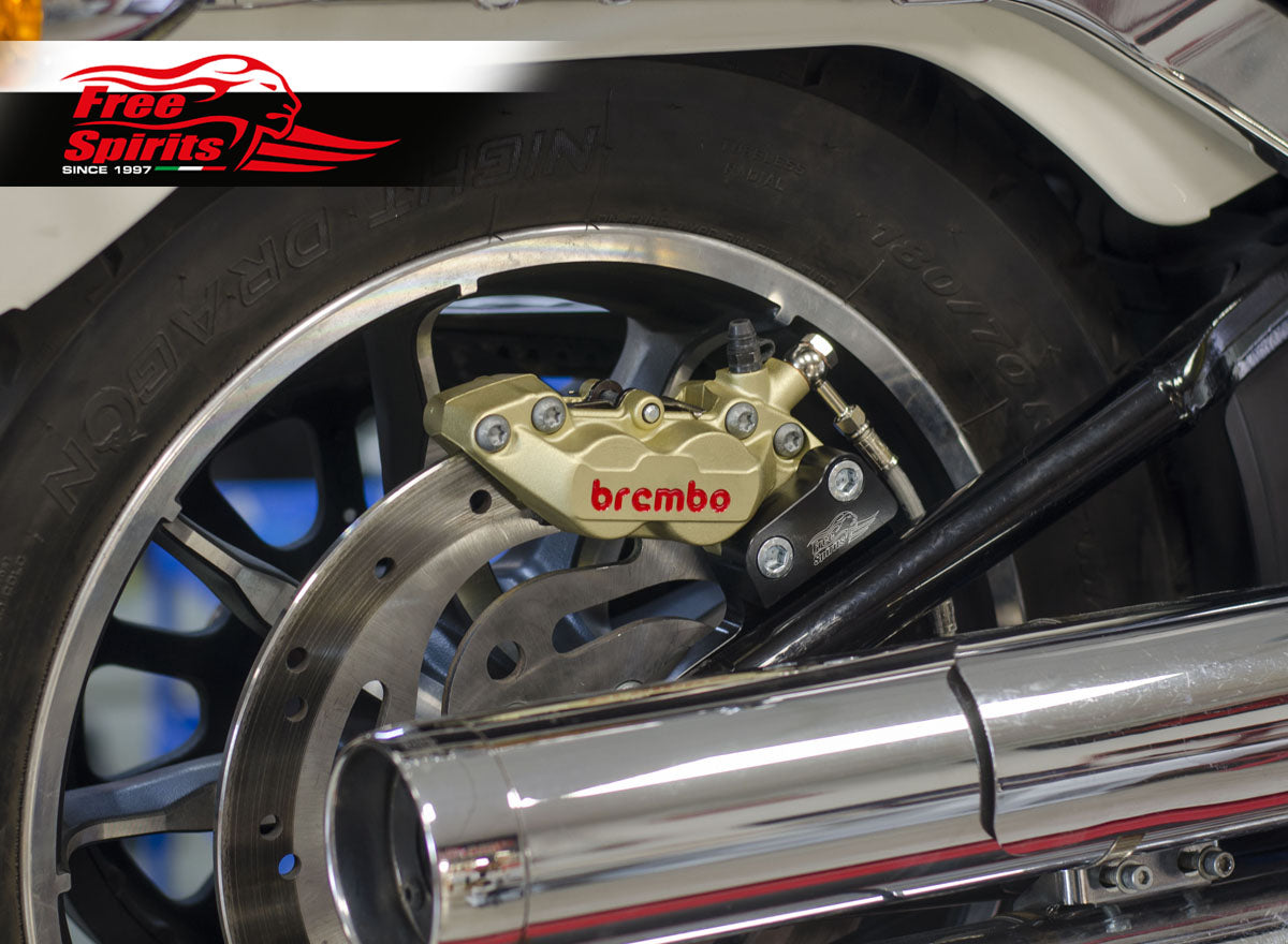 Kit étrier arrière 4 pistons Brembo pour Harley Davidson Softail M8 2018+