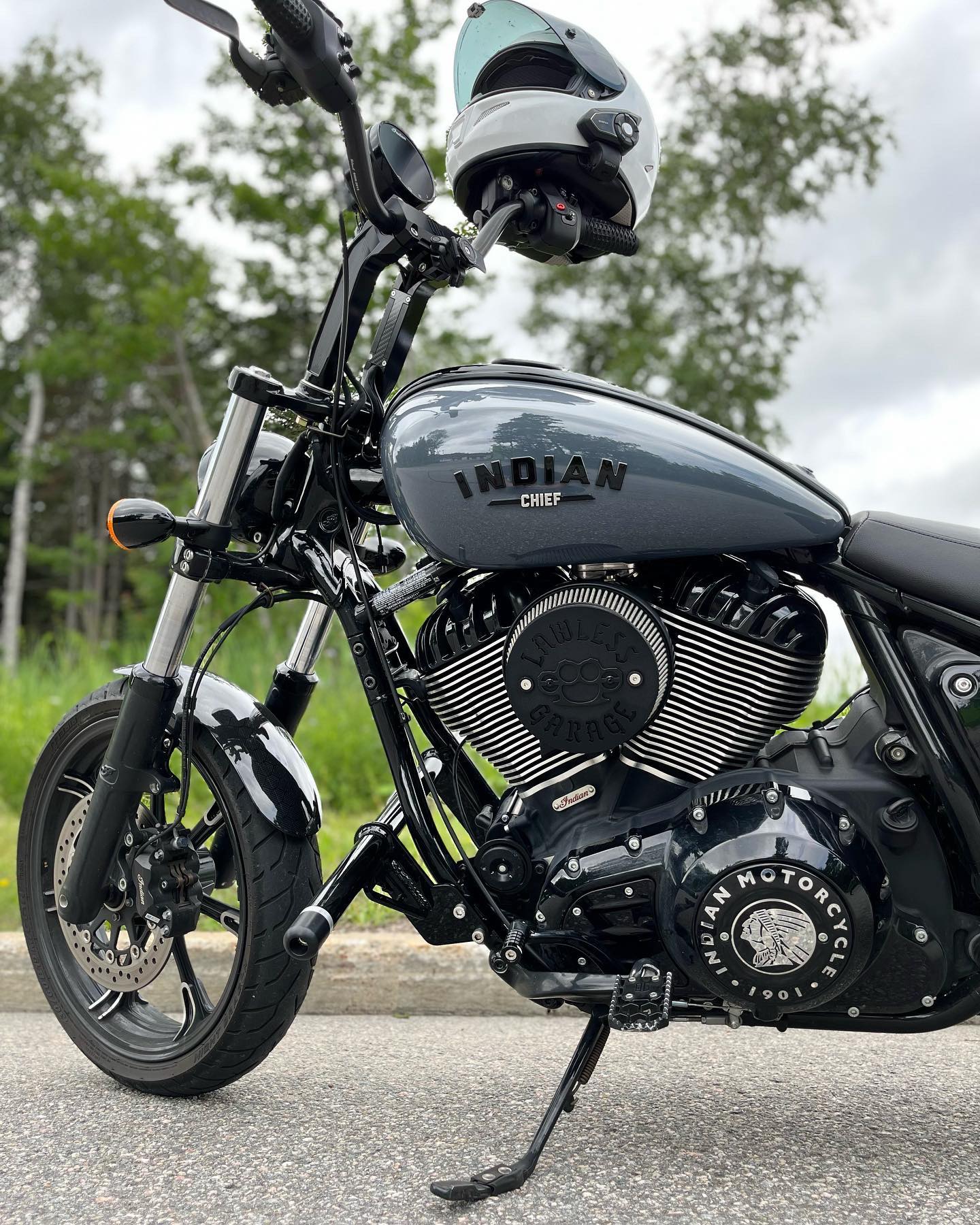 OG Indian Chief Billet Gauge Pod