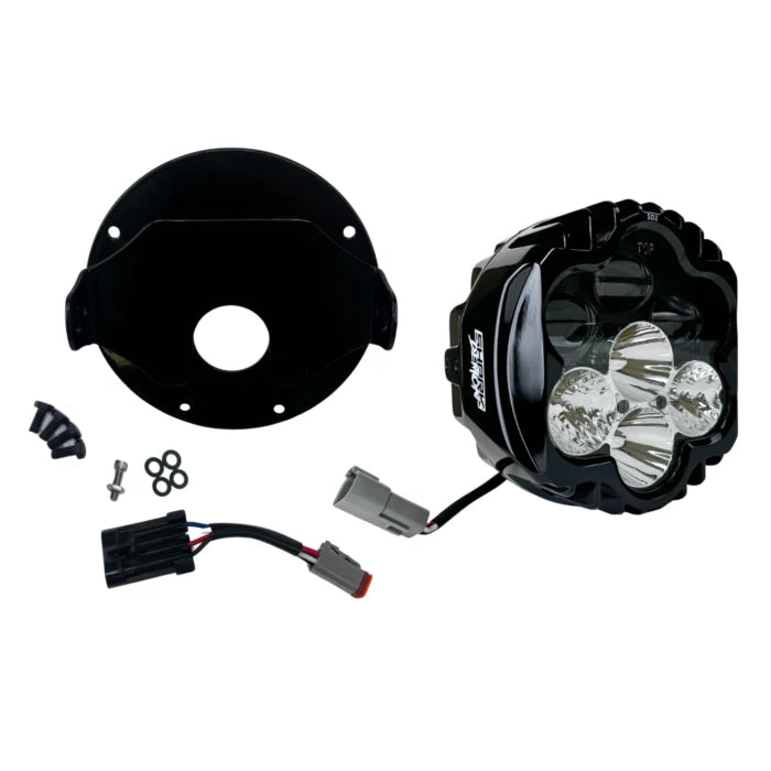 Custom Dynamics Shark Demon™ 2 Performance LED Headlight for Low Rider ST