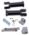 Passenger Footpeg Support Kit - Gloss Black