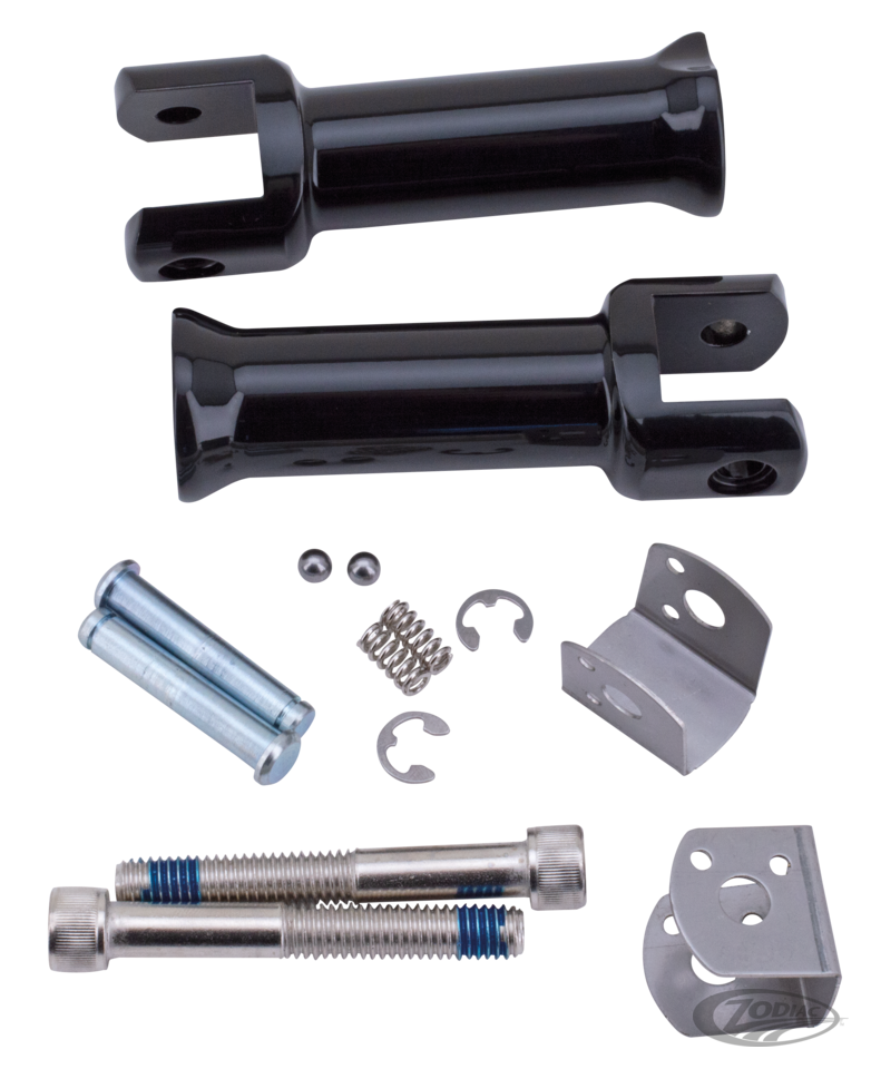 Passenger Footpeg Support Kit - Gloss Black