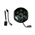 Custom Dynamics Shark Demon™ Performance LED Headlight for Batwing & Road King
