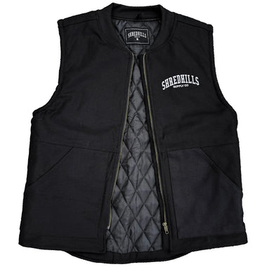 Black Denim Vests - Shredhills