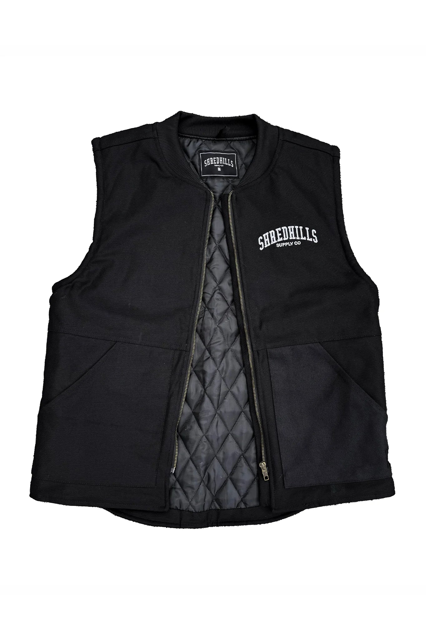 Black Denim Vests - Shredhills