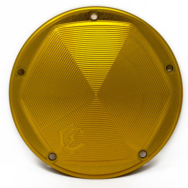 Twin Cam Derby Cover Gold