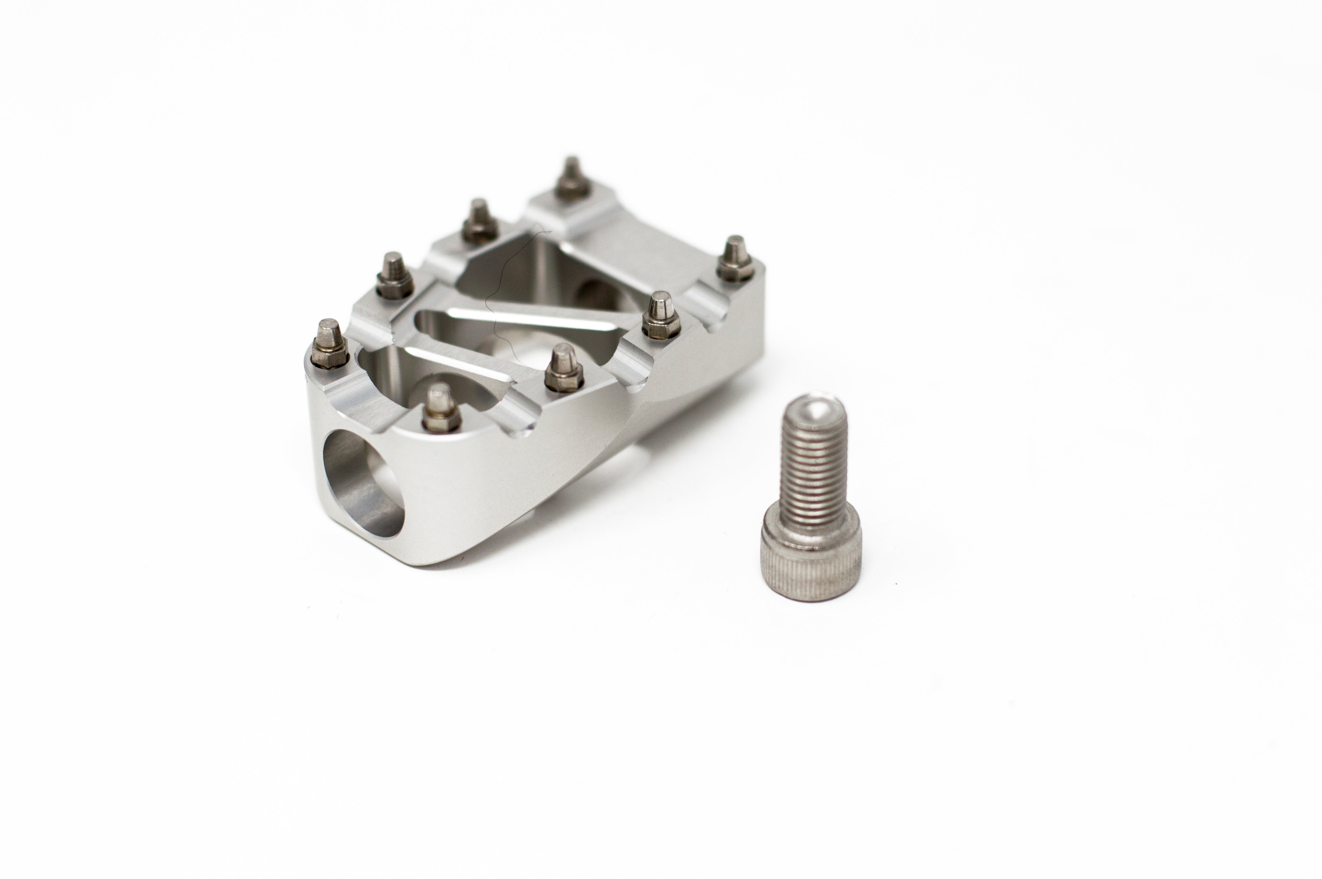 Spiked Shift Peg Raw Aluminum