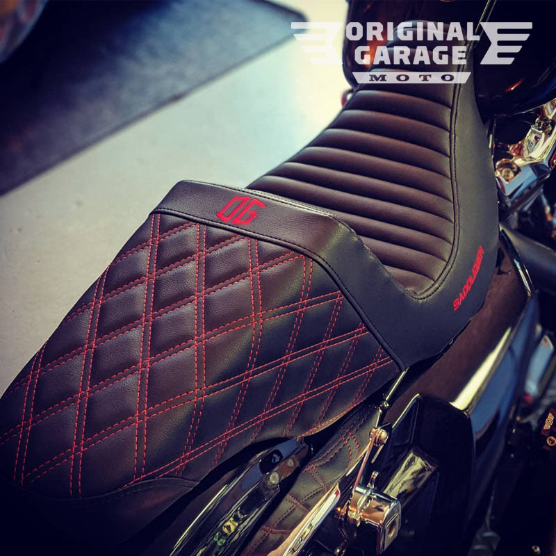 OG X Saddlemen Custom Step Up Seat for HDs Touring models - Original Garage Moto